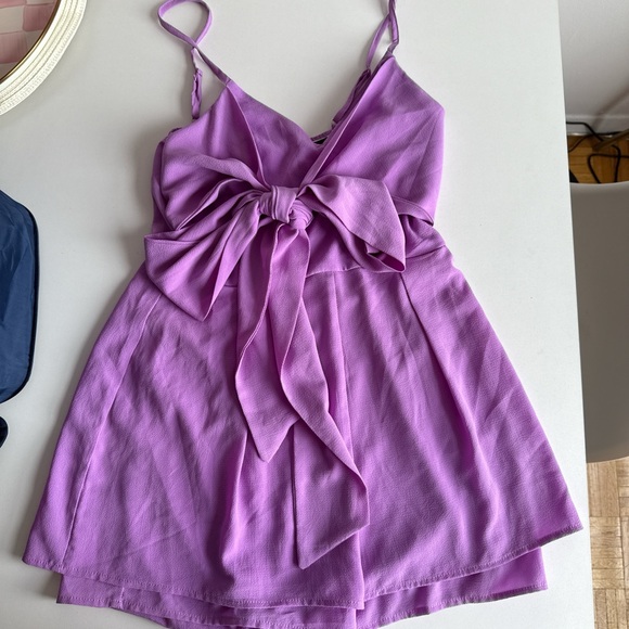 Lavender Mini Dress - Picture 1 of 3
